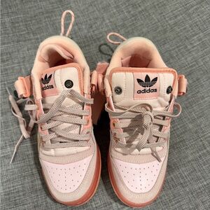 Bad Bunny Adidas Coral and Blush Sneakers
